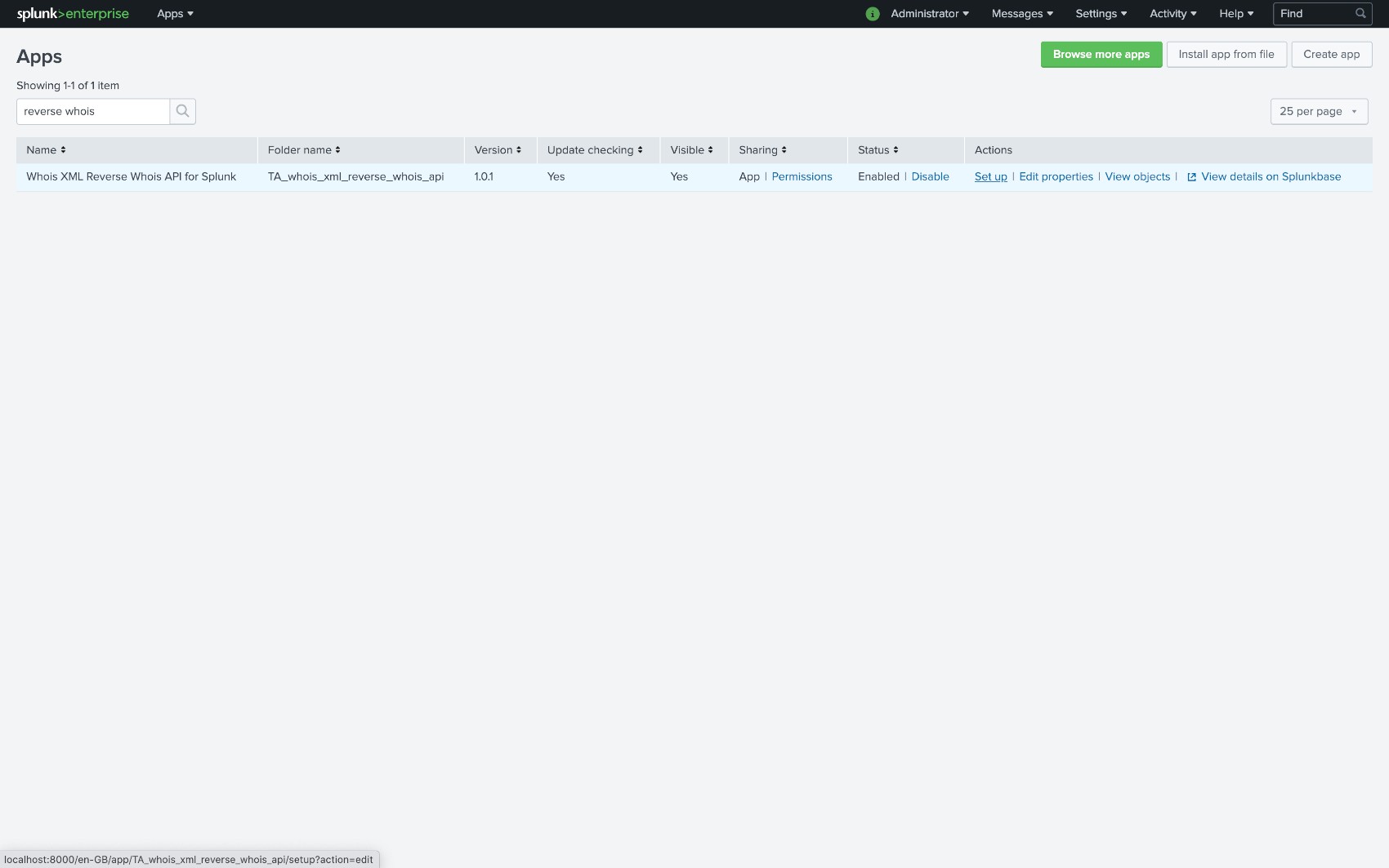 You can also configure the application on the Apps page. Click Set up near the application name. You can also configure the application on the Apps page. Click Set up near the application name.